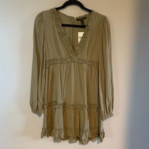 Long Sleeve Ruffle Dress